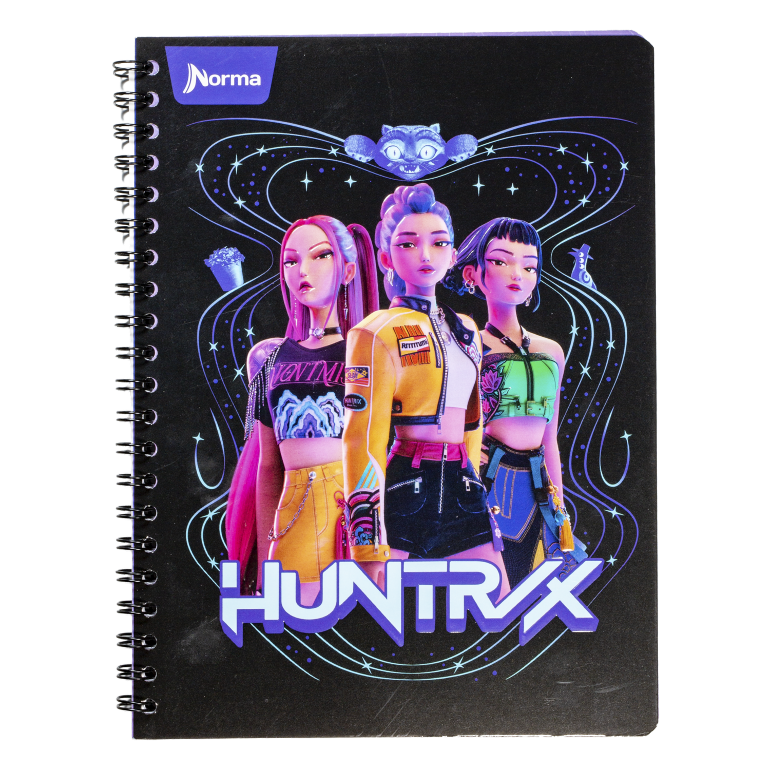 Cuaderno Universitario Guerreras Kpop 1 Línea NORMA 100 Hojas