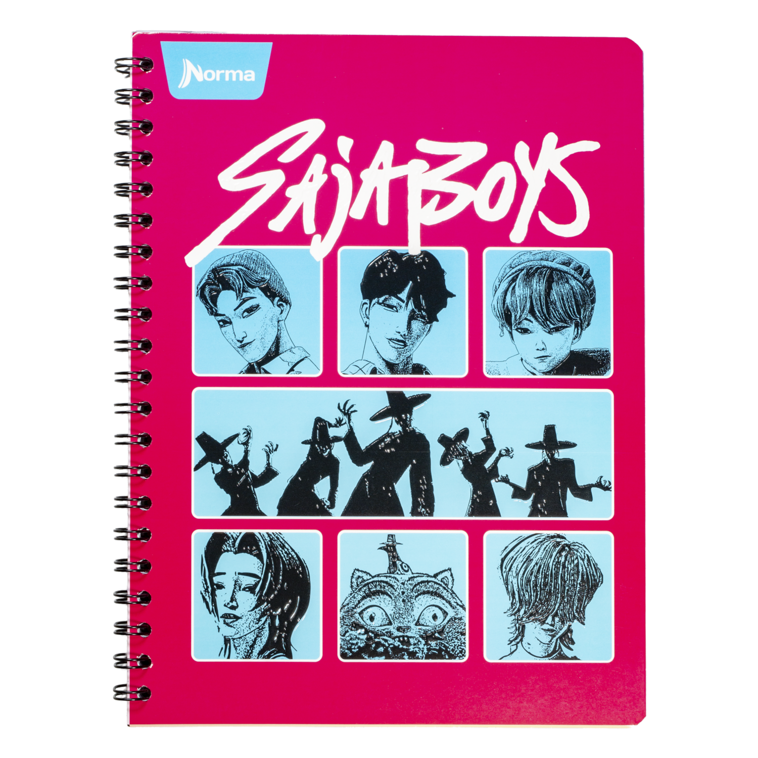 Cuaderno Universitario Guerreras Kpop 1 Línea NORMA 100 Hojas