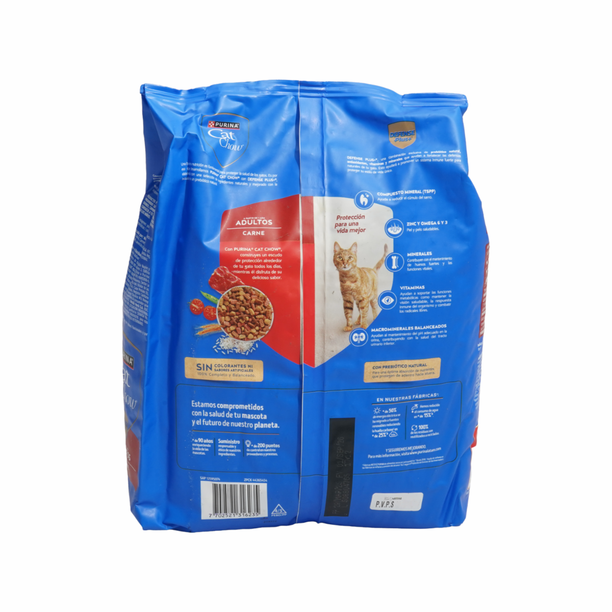 Alimento Para Gatos Sabor A Carne Defense Plus PURINA 1.5 Kg