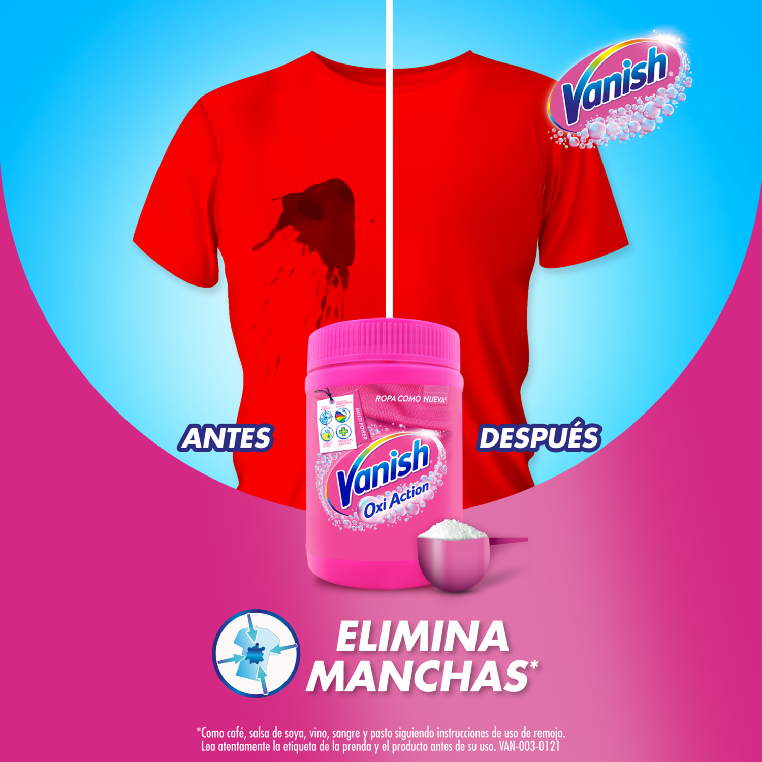 Quitamanchas Intelligence O2 VANISH 450 G