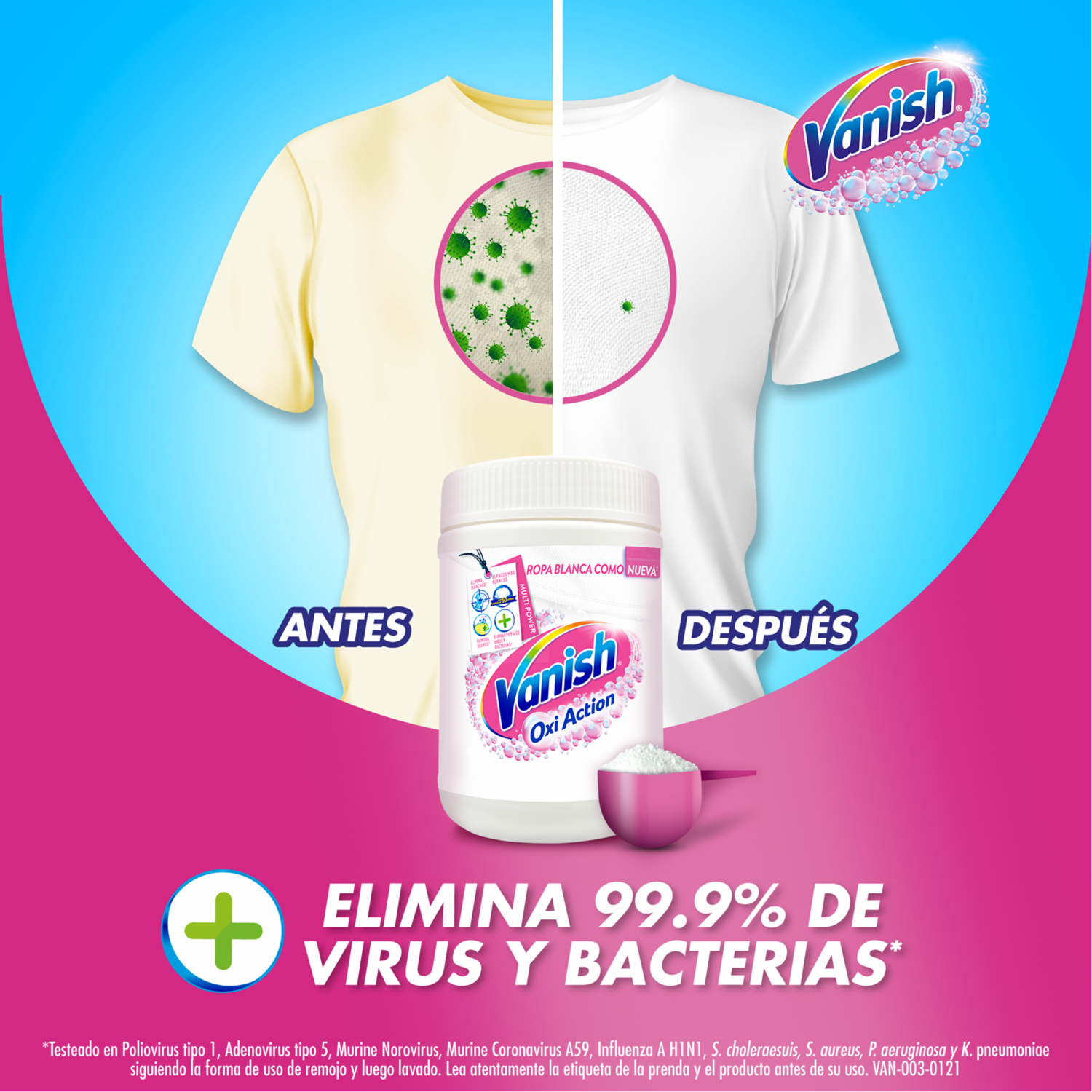 Quitamanchas Blanco Doy Pack VANISH 450 G