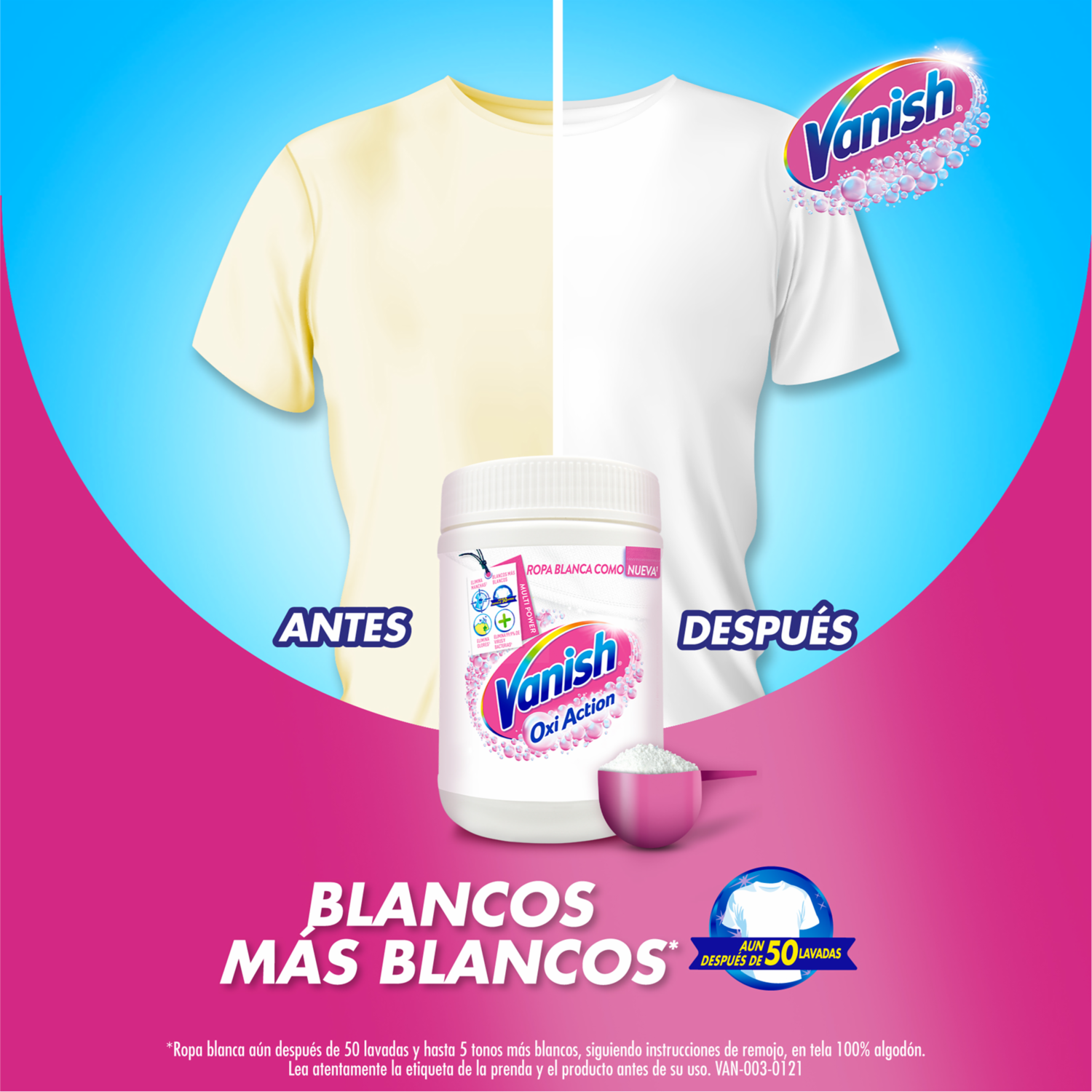 Quitamanchas Blanco Doy Pack VANISH 450 G