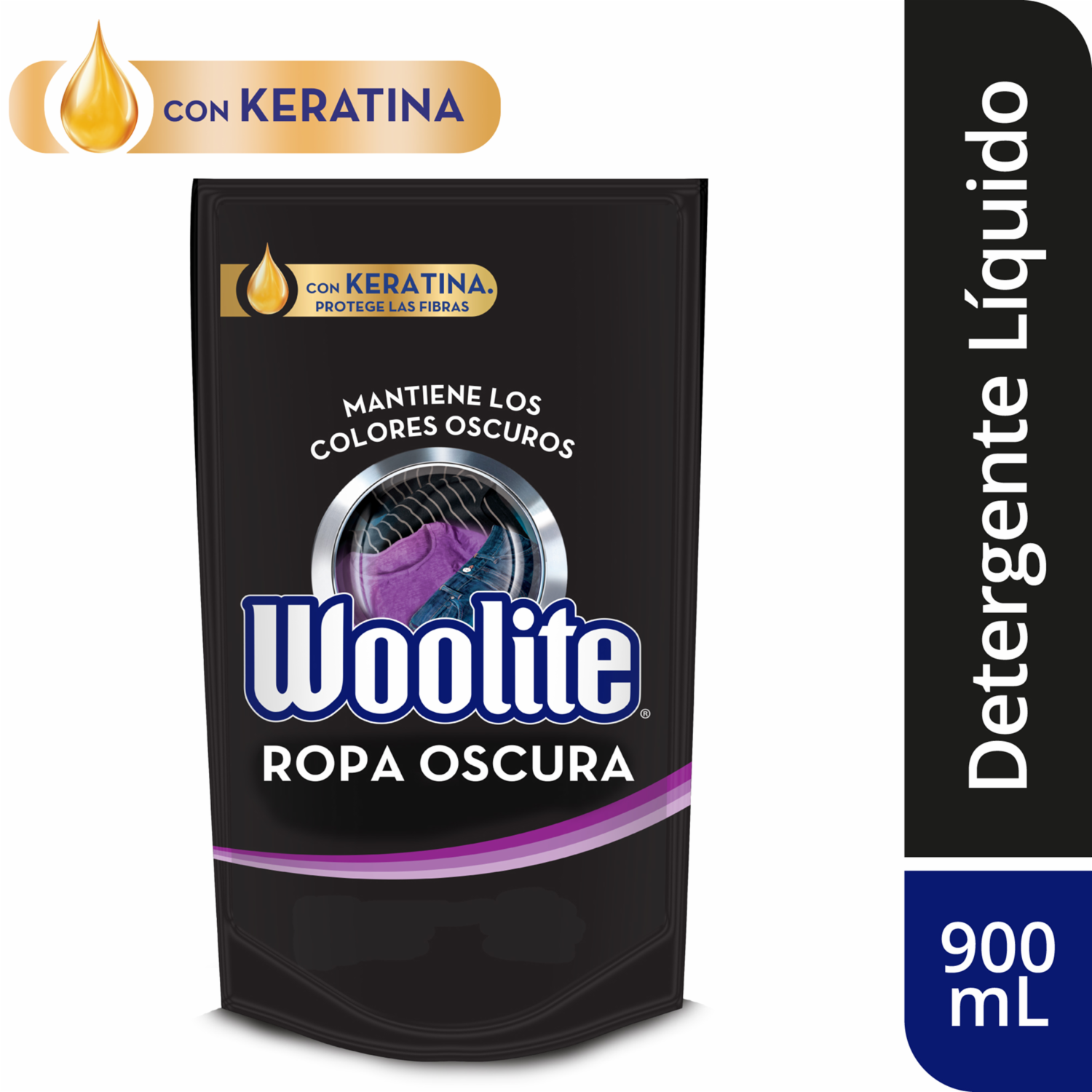 Detergente Líquido Black Doy Pack WOOLITE 900 Ml