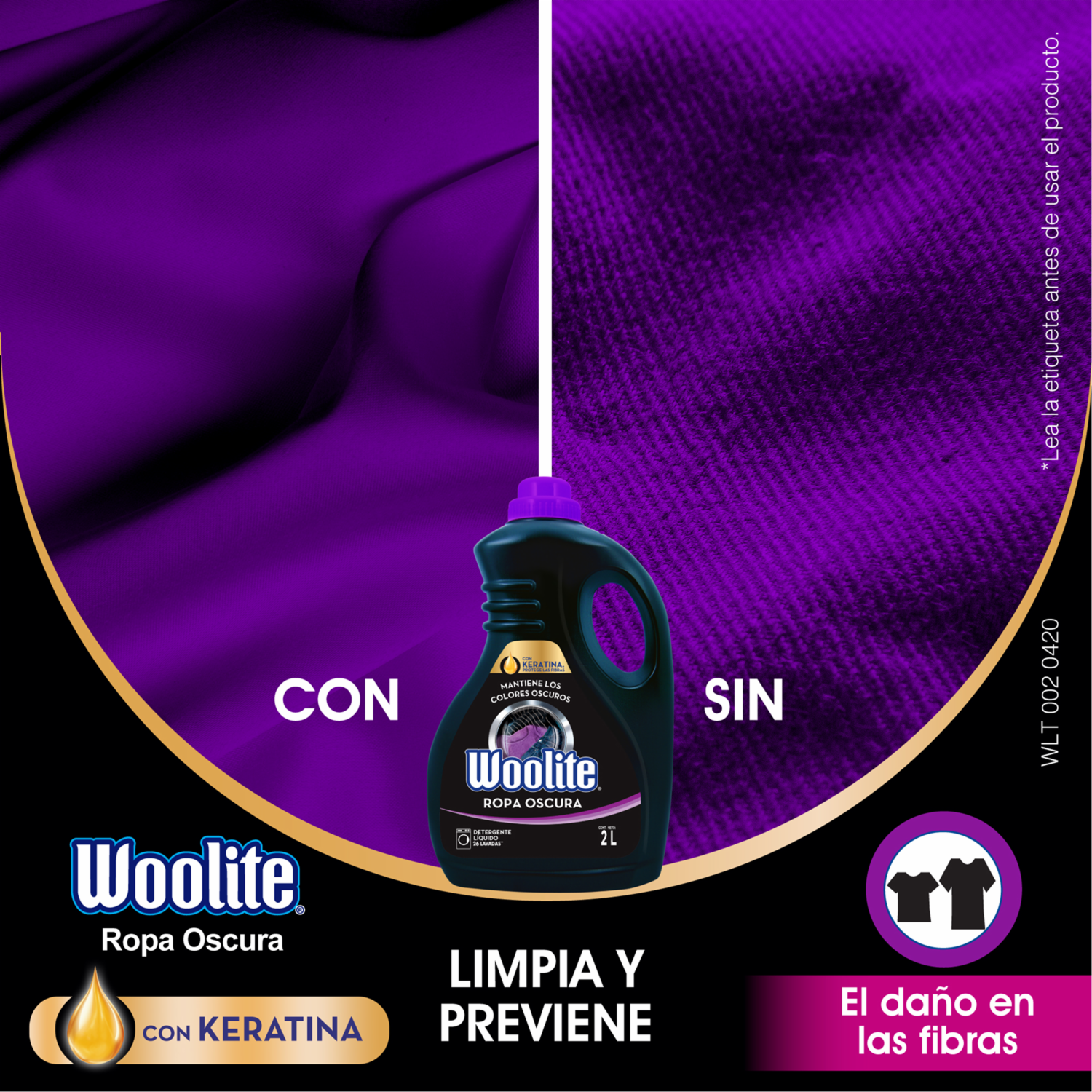 Detergente Líquido Black Doy Pack WOOLITE 900 Ml