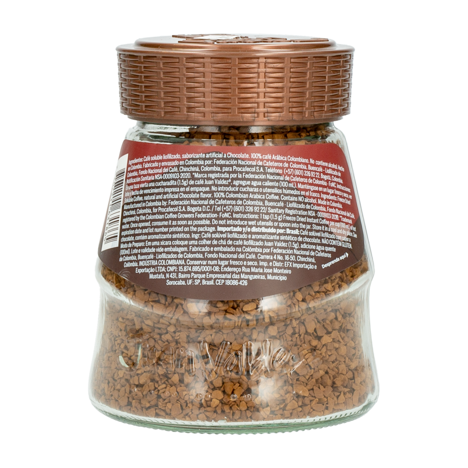 Café Instantáneo Con Chocolate JUAN VALDEZ 95 G