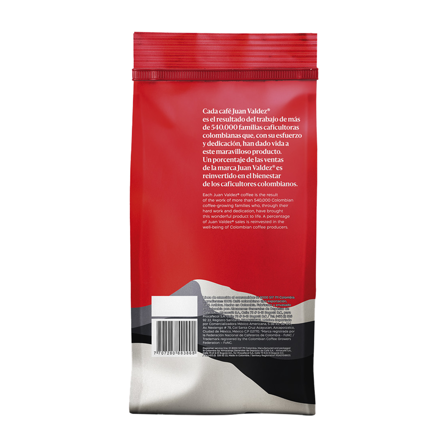 Café Tostado Y Molido Volcán JUAN VALDEZ 340 G