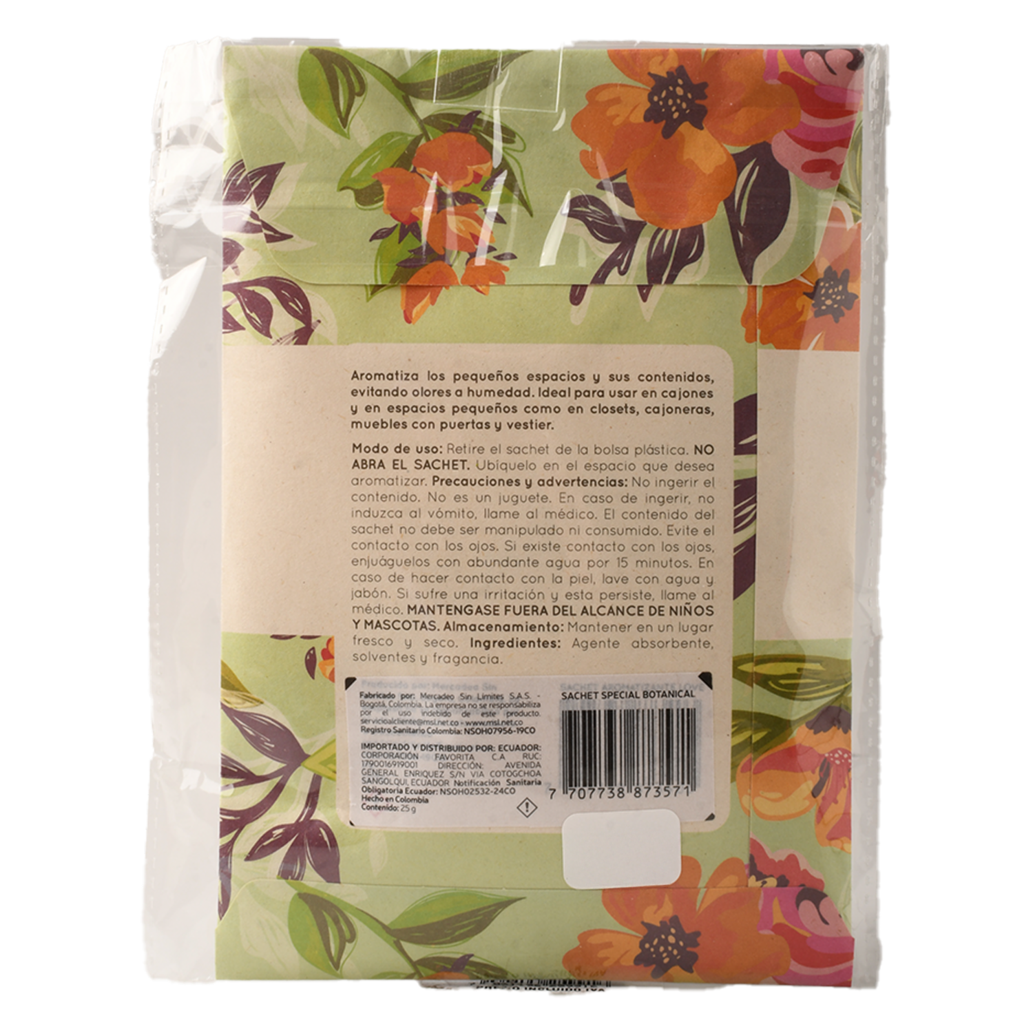 Ambientador En Sachet De Aroma Violet Breeze AROMÁTICAL 25 G