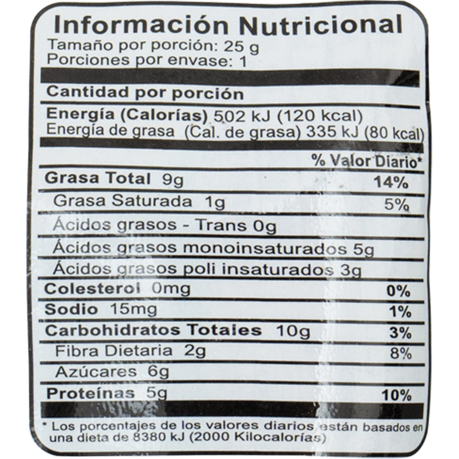 Frutos Secos Super Mix MANITOBA 25 G
