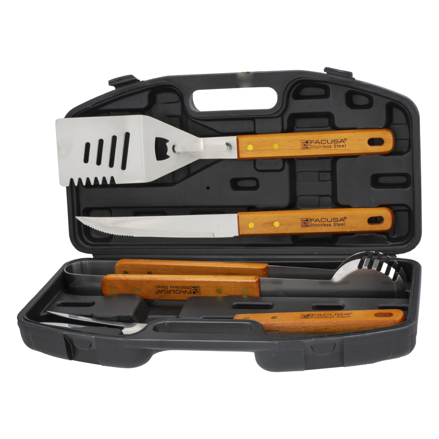 Set De Utensilios Bbq X 4 FACUSA Paquete