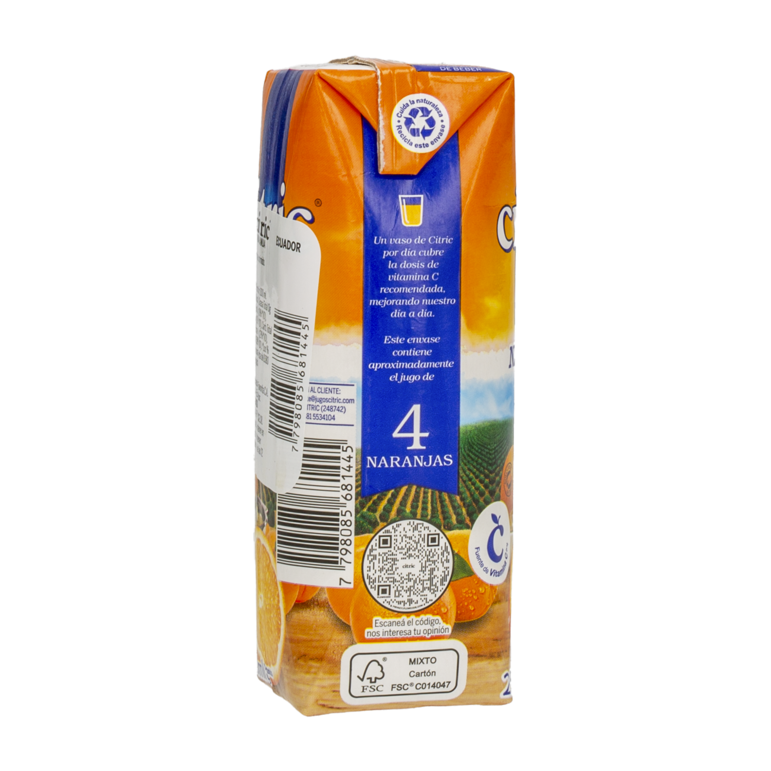 Jugo De Naranja CITRIC Tetrapak
