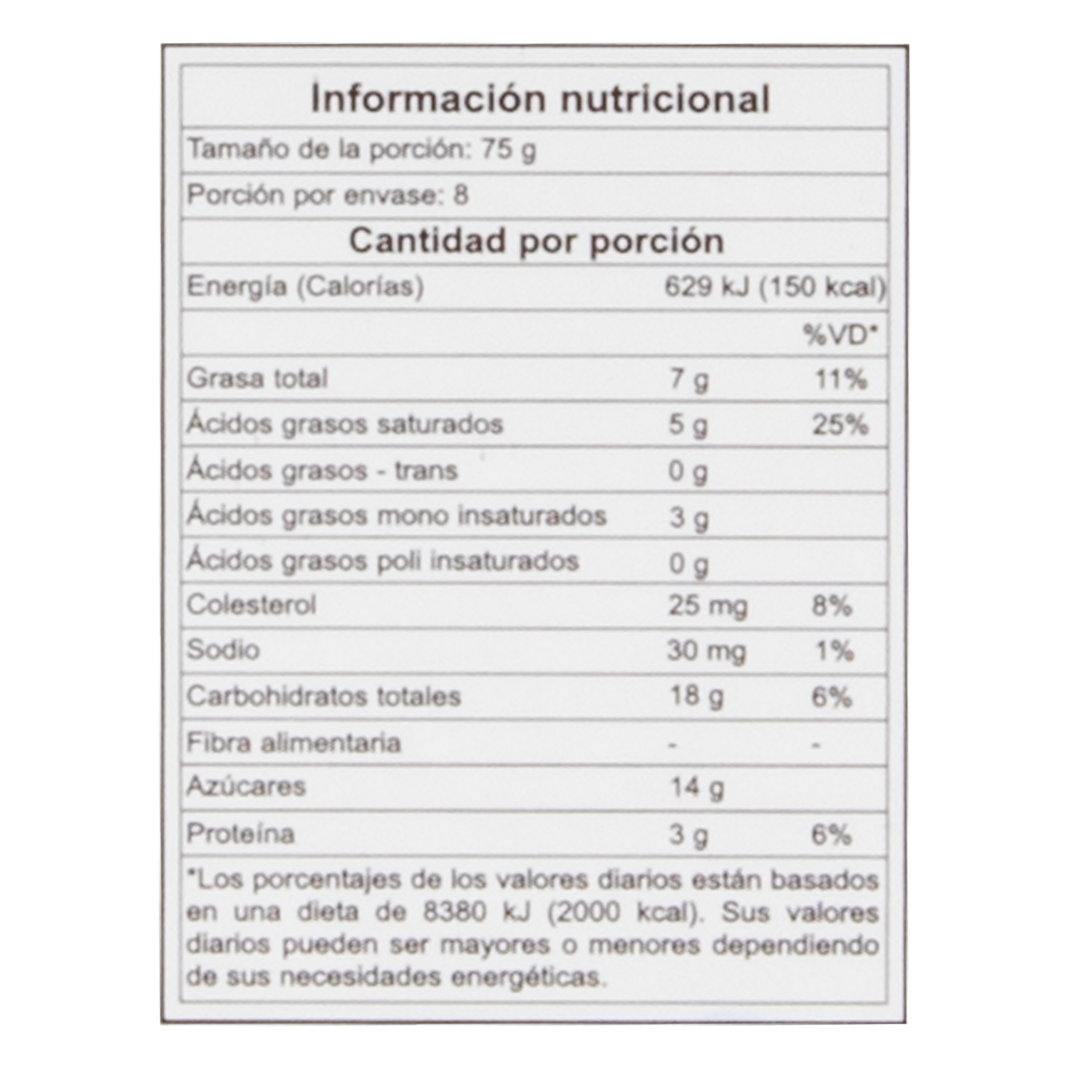 Postre Helado Cassata GRIDO 8 X 75 G