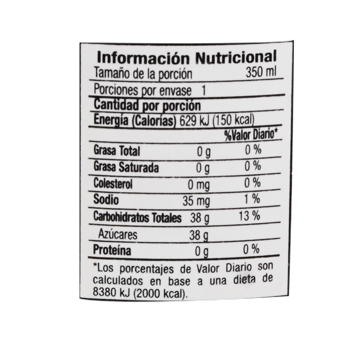 Bebida Gaseosa Sabor a Cola COCA-COLA 350 Ml