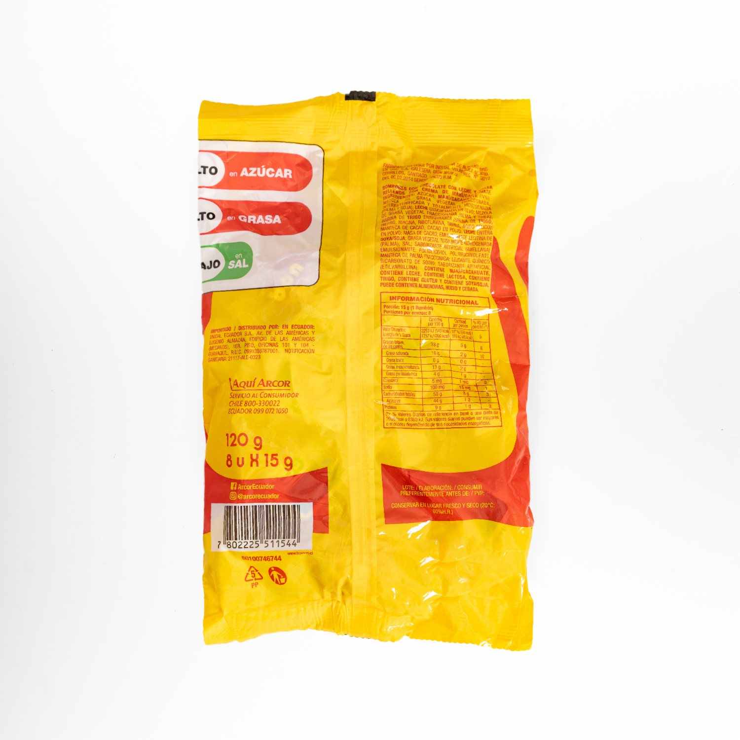 Chocolate Con Leche BON O BON 120 G