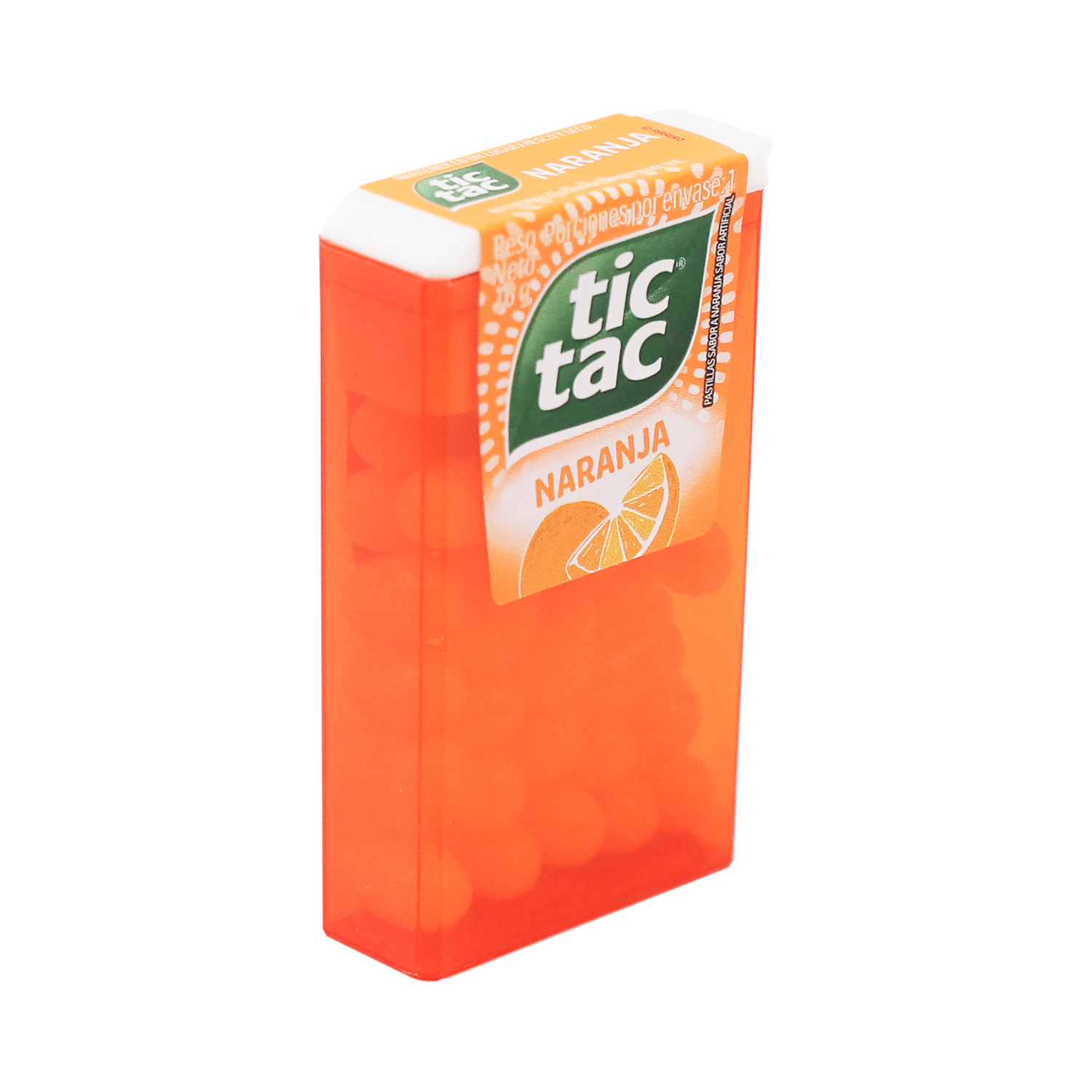 Caramelo Masticable Sabor A Naranja TIC TAC 16 G