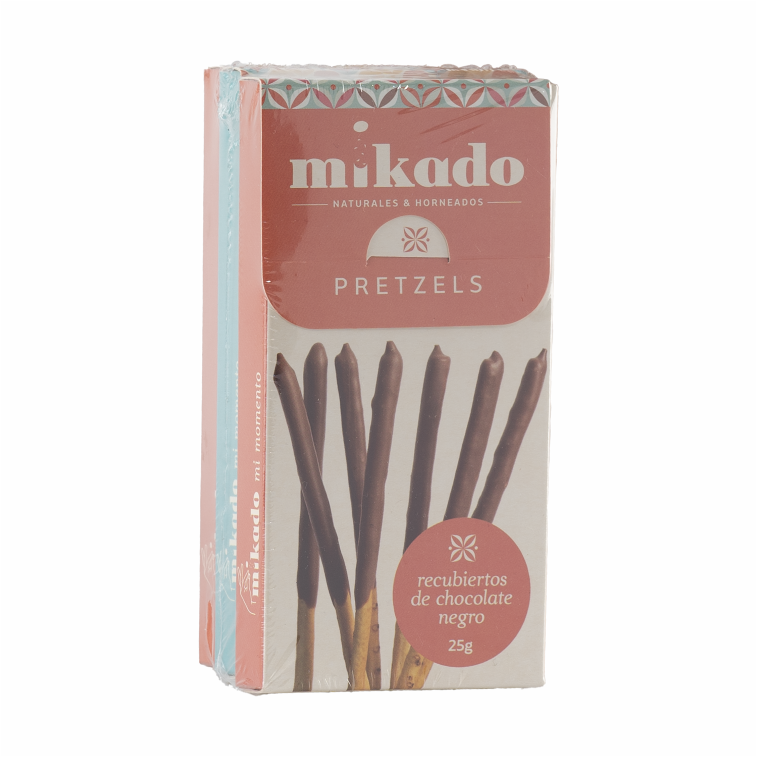 Palitos De Pretzel Recubiertos De Chocolate Negro MIKADO 3 X 25 G