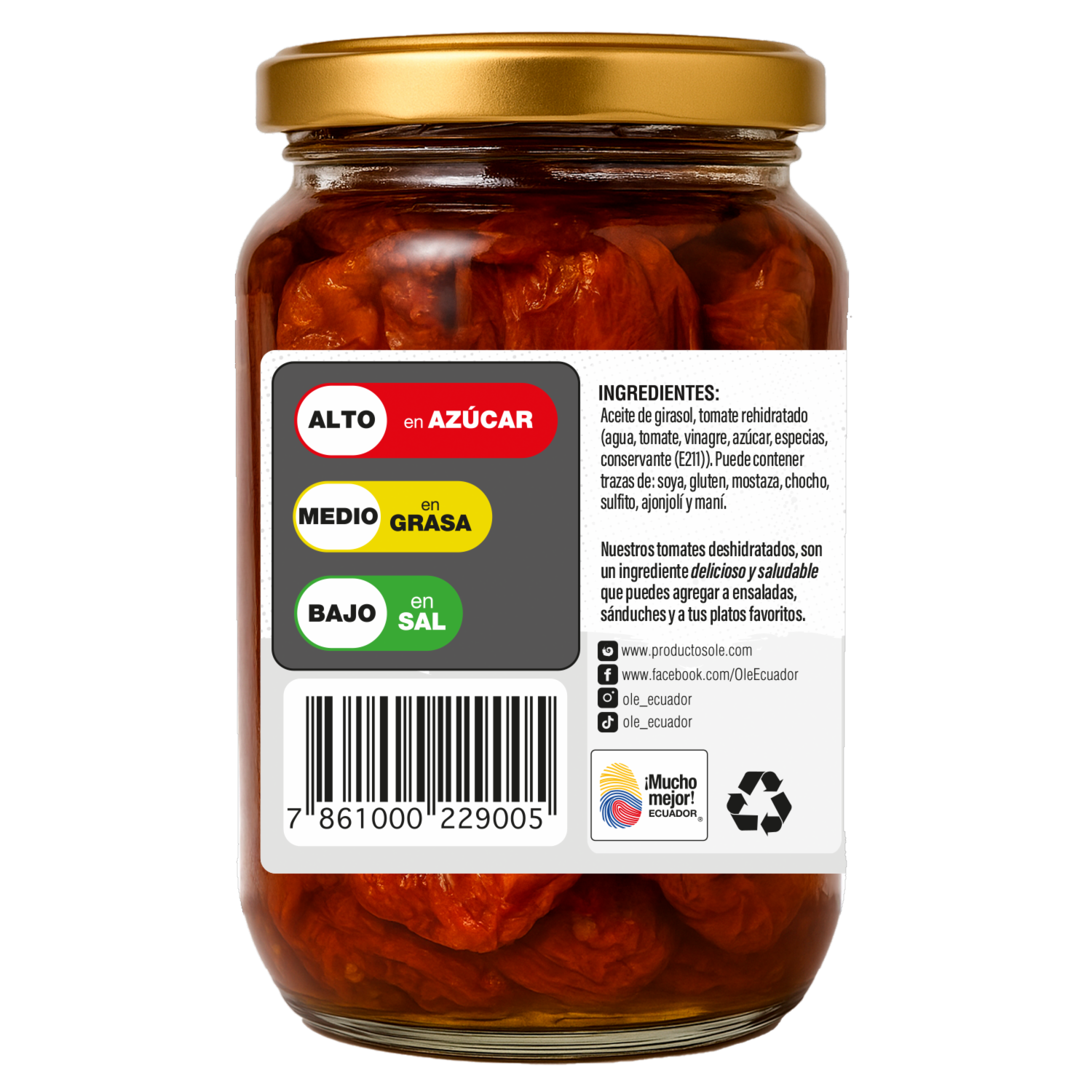 Tomates Deshidratados OLÉ 225 G