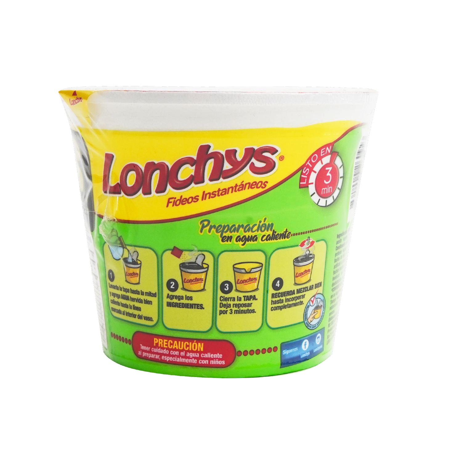 Fideo Instantáneo Sabor A Carne LONCHYS 67 G