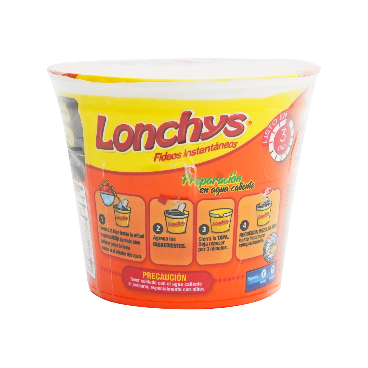 Fideo Instantáneo Camarón LONCHYS 65 G