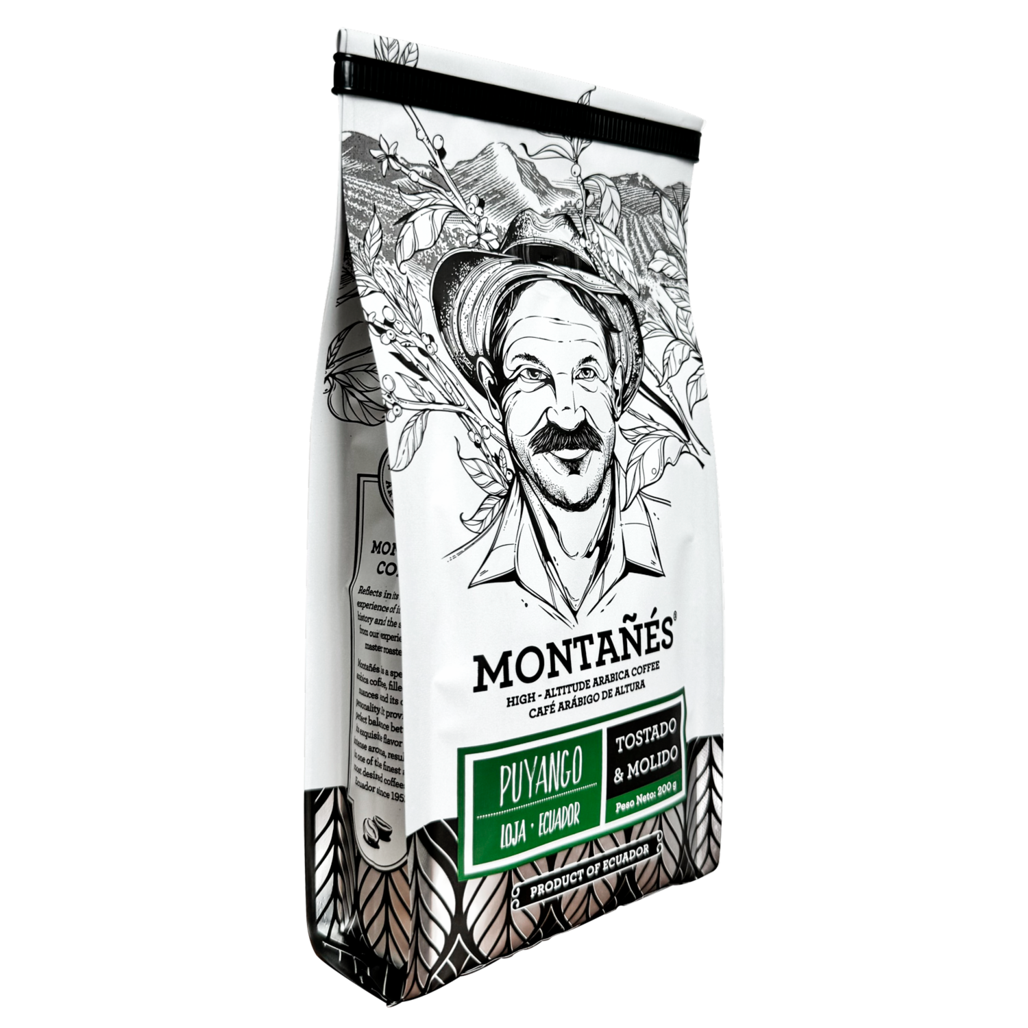 Café Tostado Y Molido Puyango MONTAÑÉS 200 G