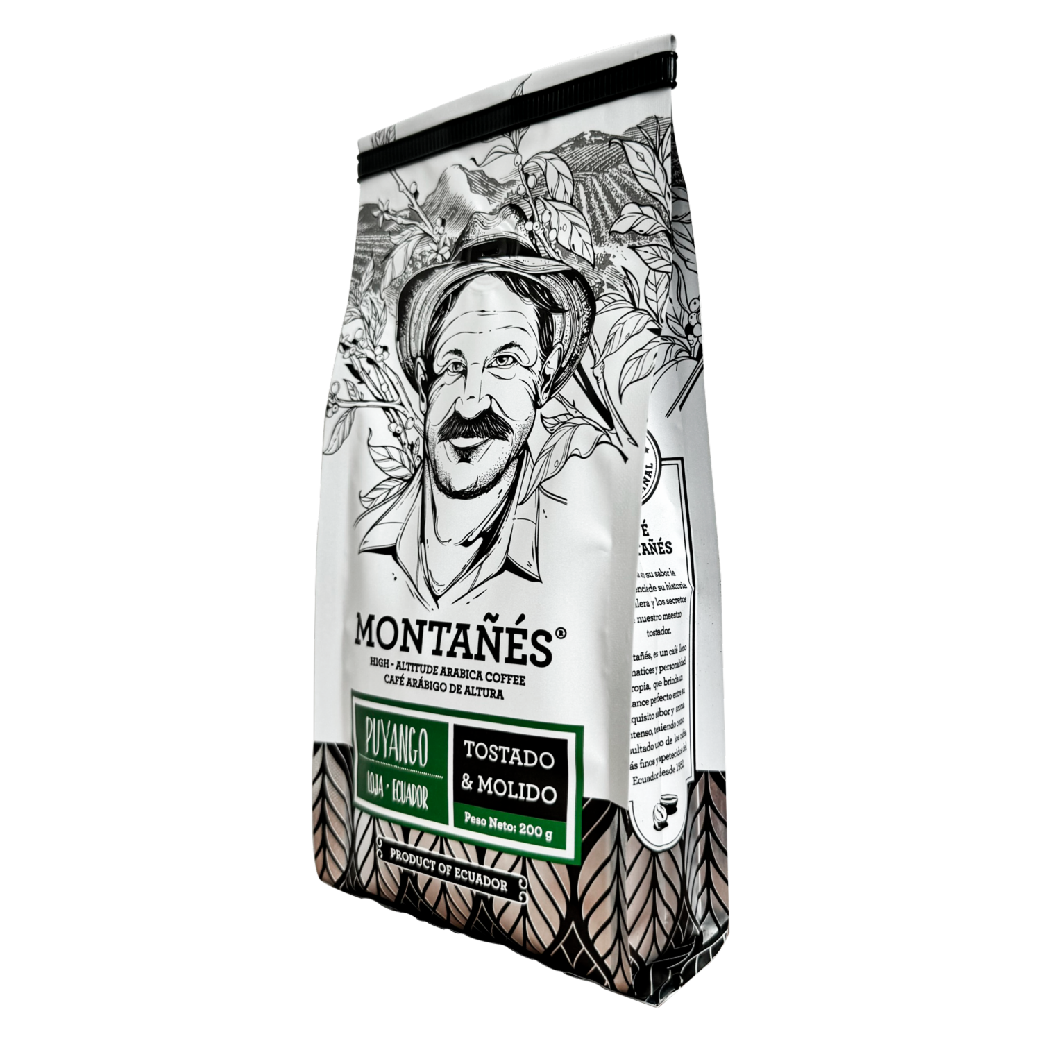 Café Tostado Y Molido Puyango MONTAÑÉS 200 G