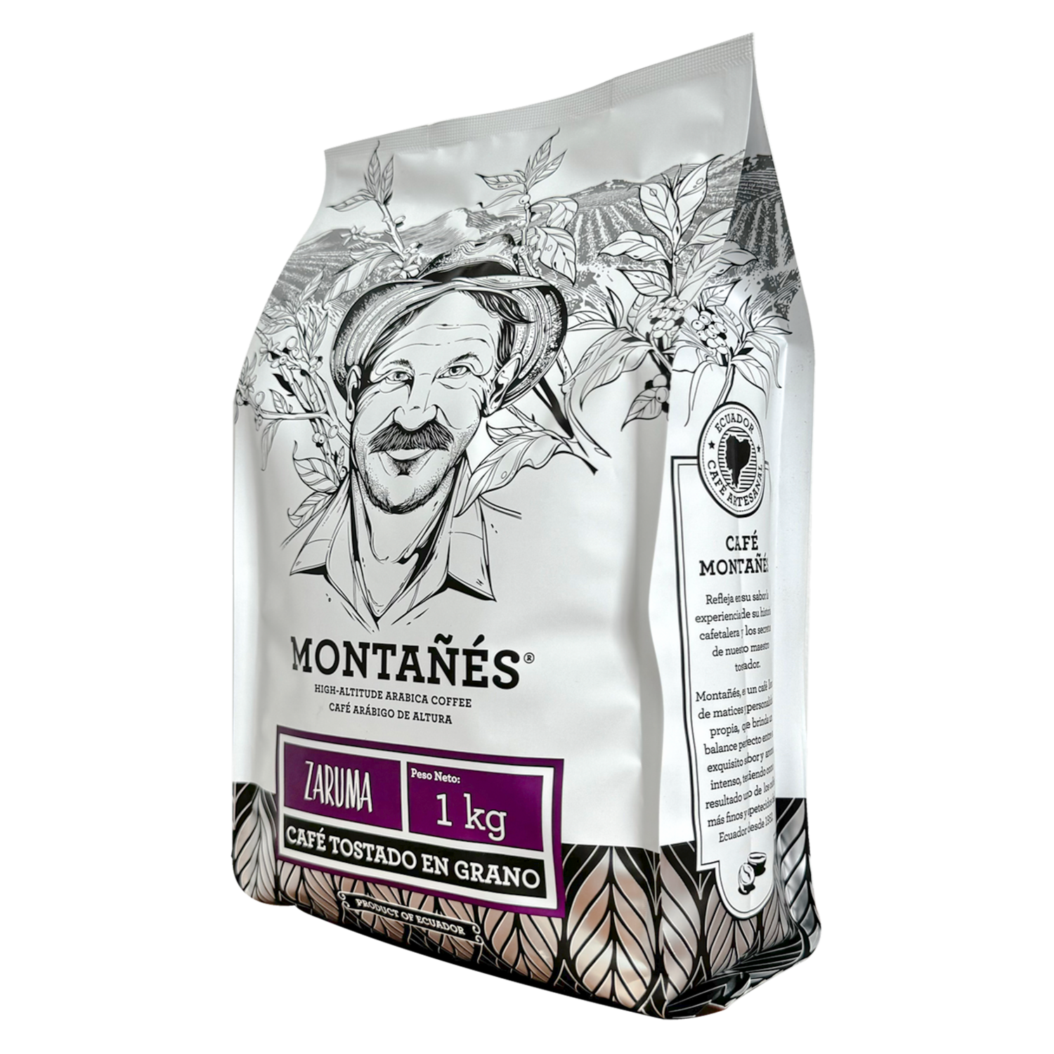 Café En Grano Zaruma Tostado MONTAÑÉS 1 KG