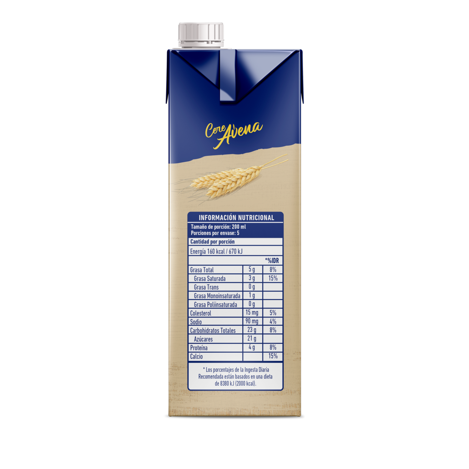 Avena Bebible Con Leche CEREAVENA Tetrapak