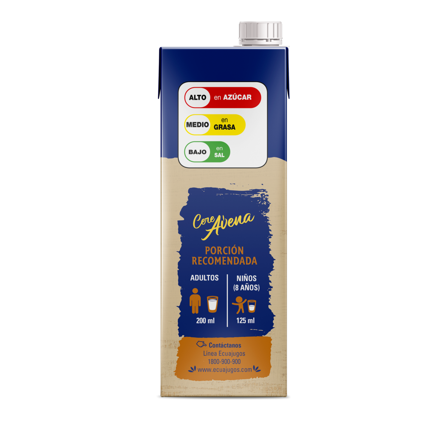 Avena Bebible Con Leche CEREAVENA Tetrapak