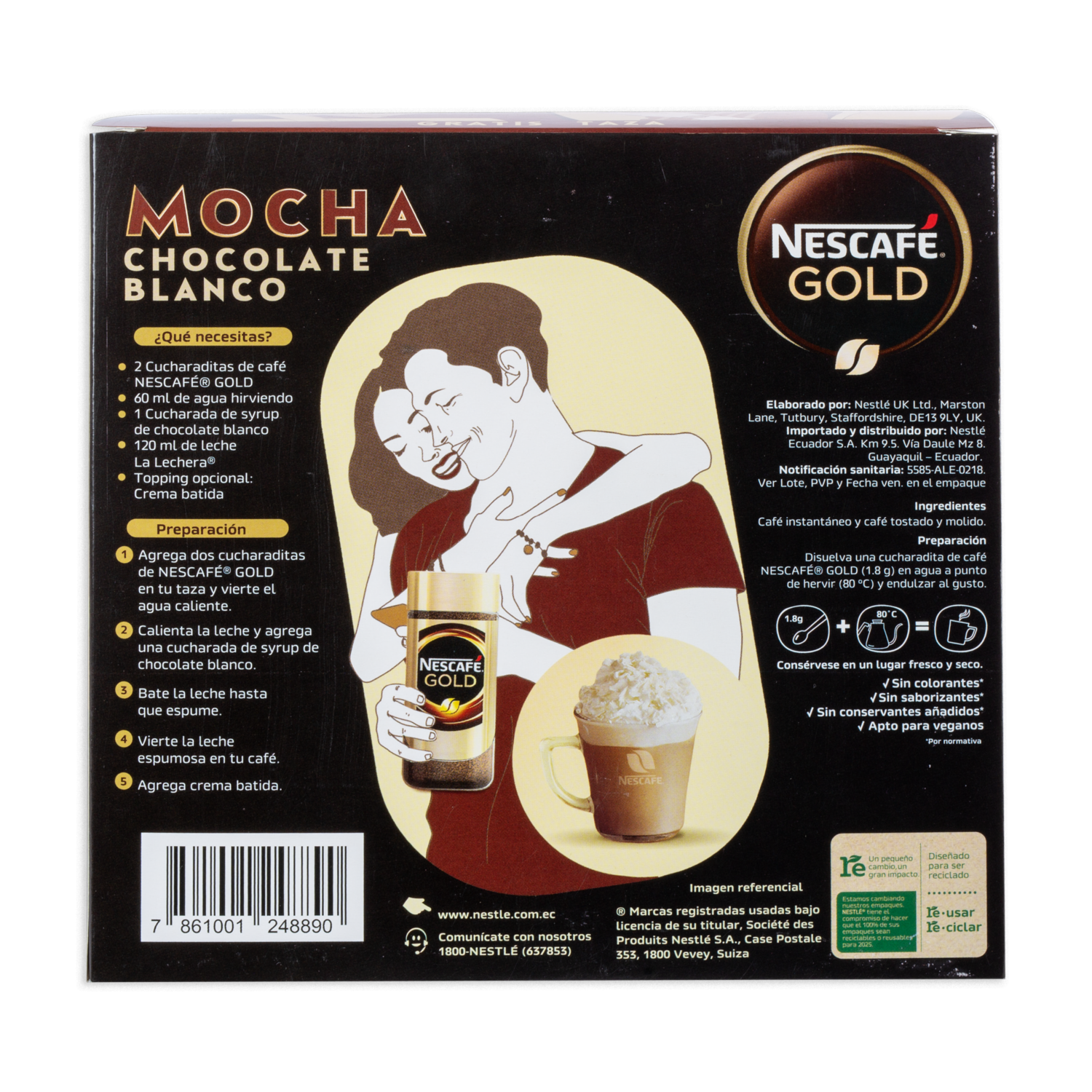 Café Instantáneo Gold 200Gr Con Una Taza Gratis NESCAFÉ 200 G