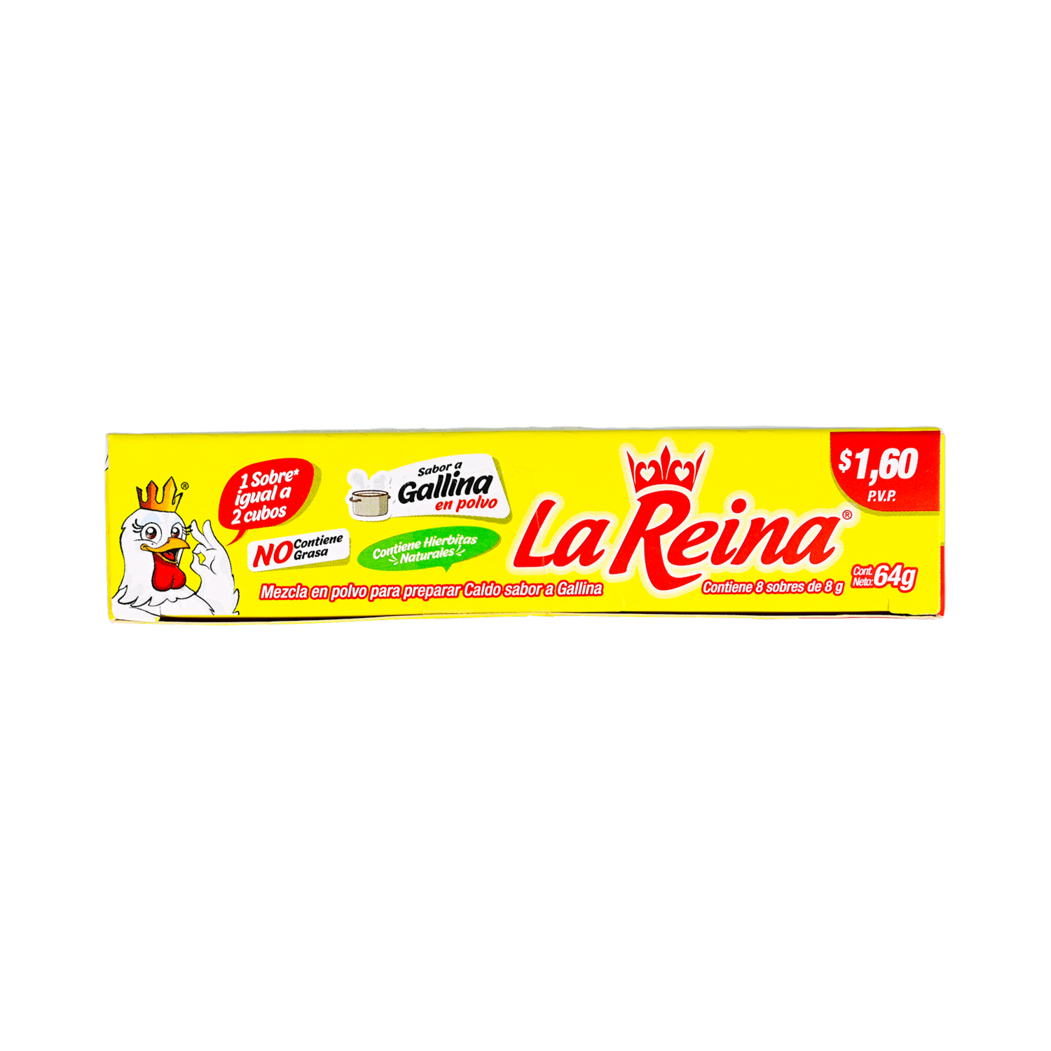 Caldo De Gallina En Polvo LA REINA 64 G