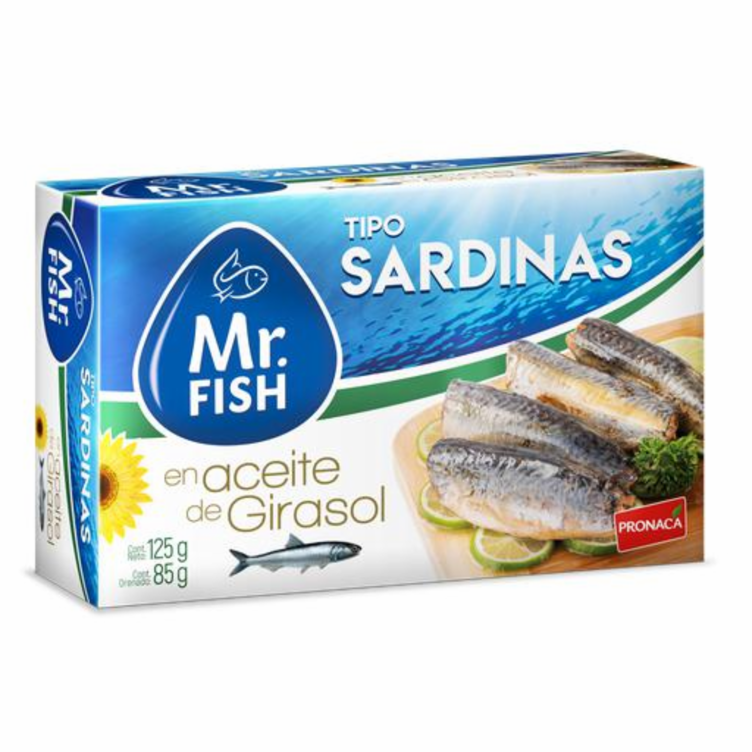 Sardina En Aceite De Girasol MR. FISH 125 G