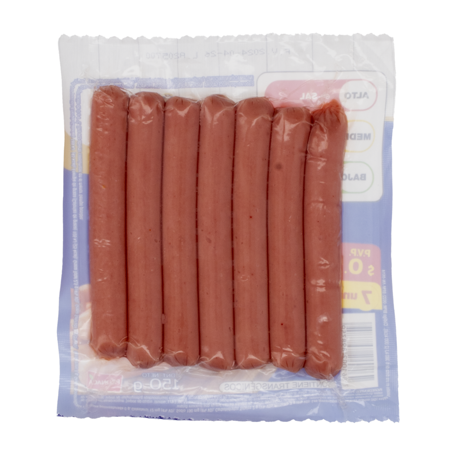 Salchichas De Cerdo Y Pollo Tipo I PLUMROSE 7 Uds 150 G