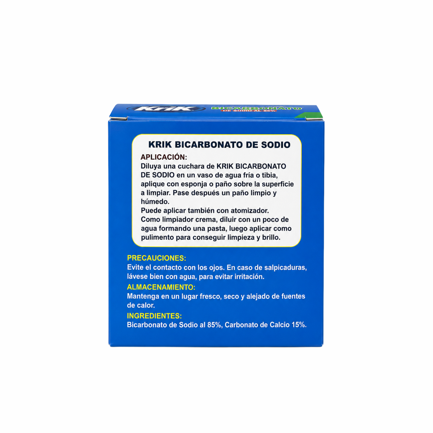 Bicarbonato De Sodio Al 85% KRIK 300 G