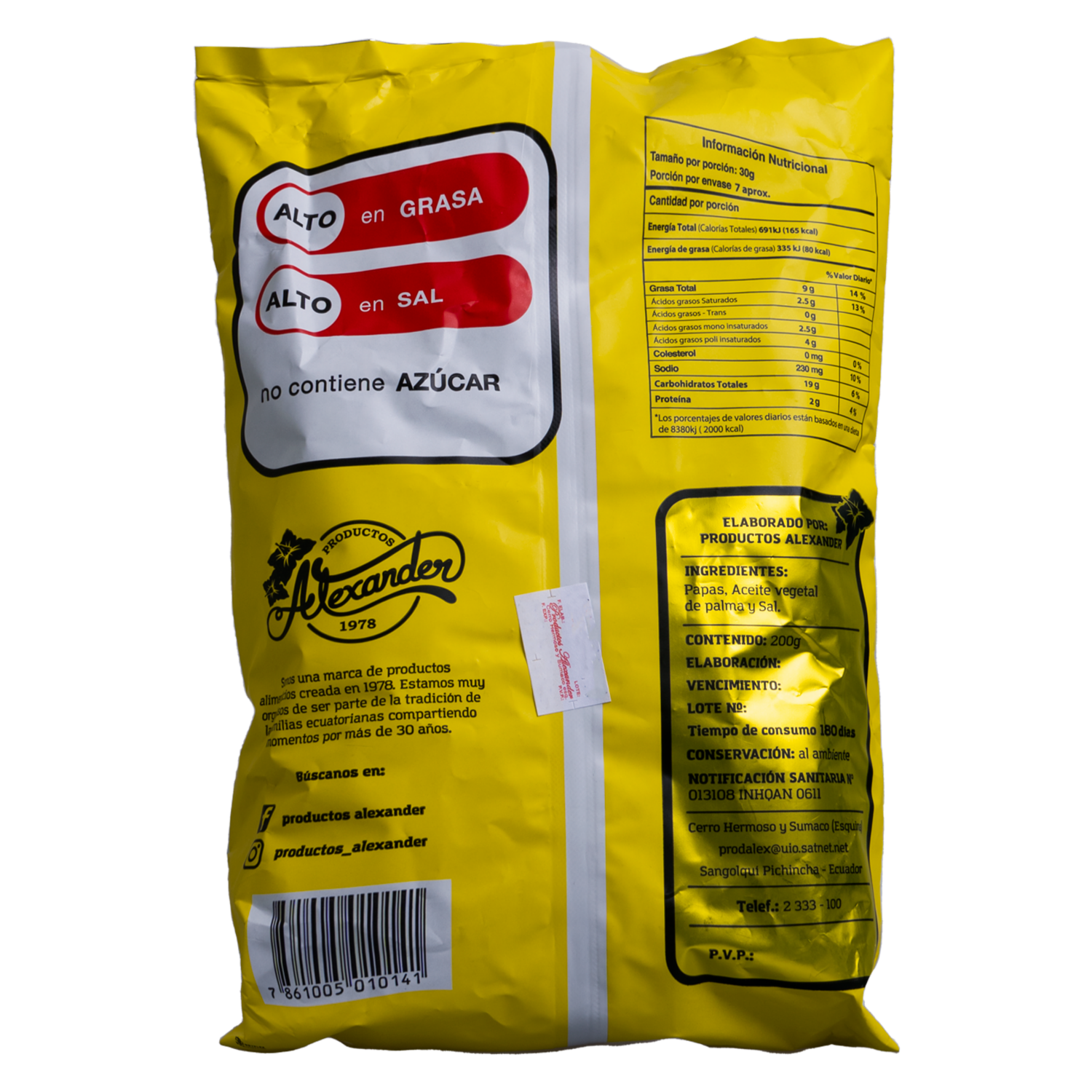 Patatas Fritas ALEXANDER 200 G