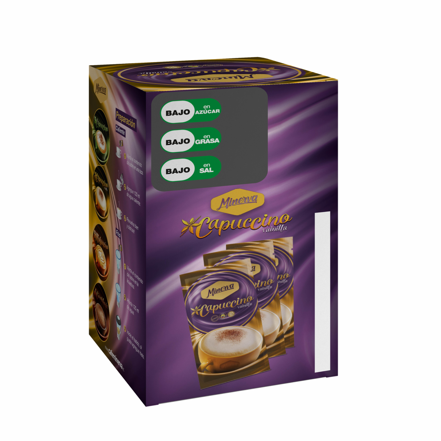 Cappuccino De Vainilla MINERVA 180 G