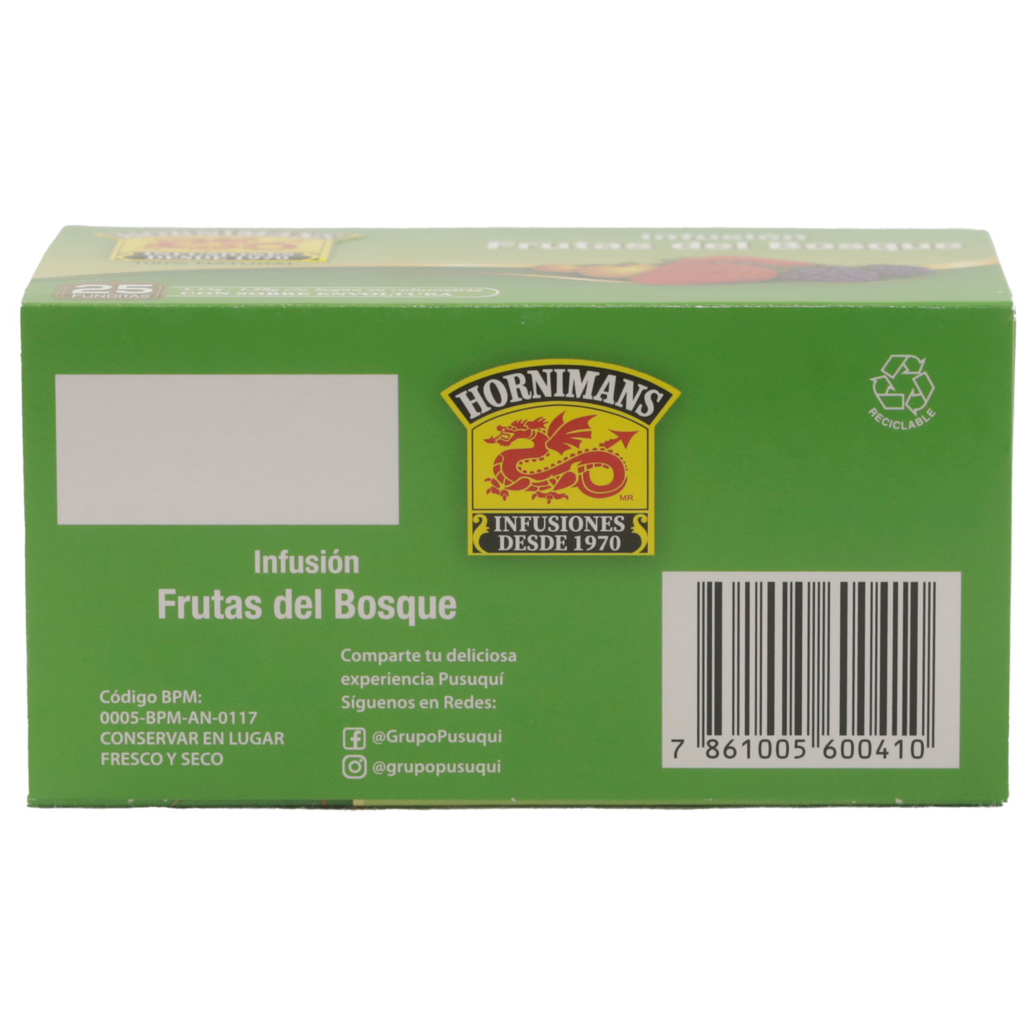 Infusión De Frutas Del Bosque HORNIMANS 25 X 1.28 G