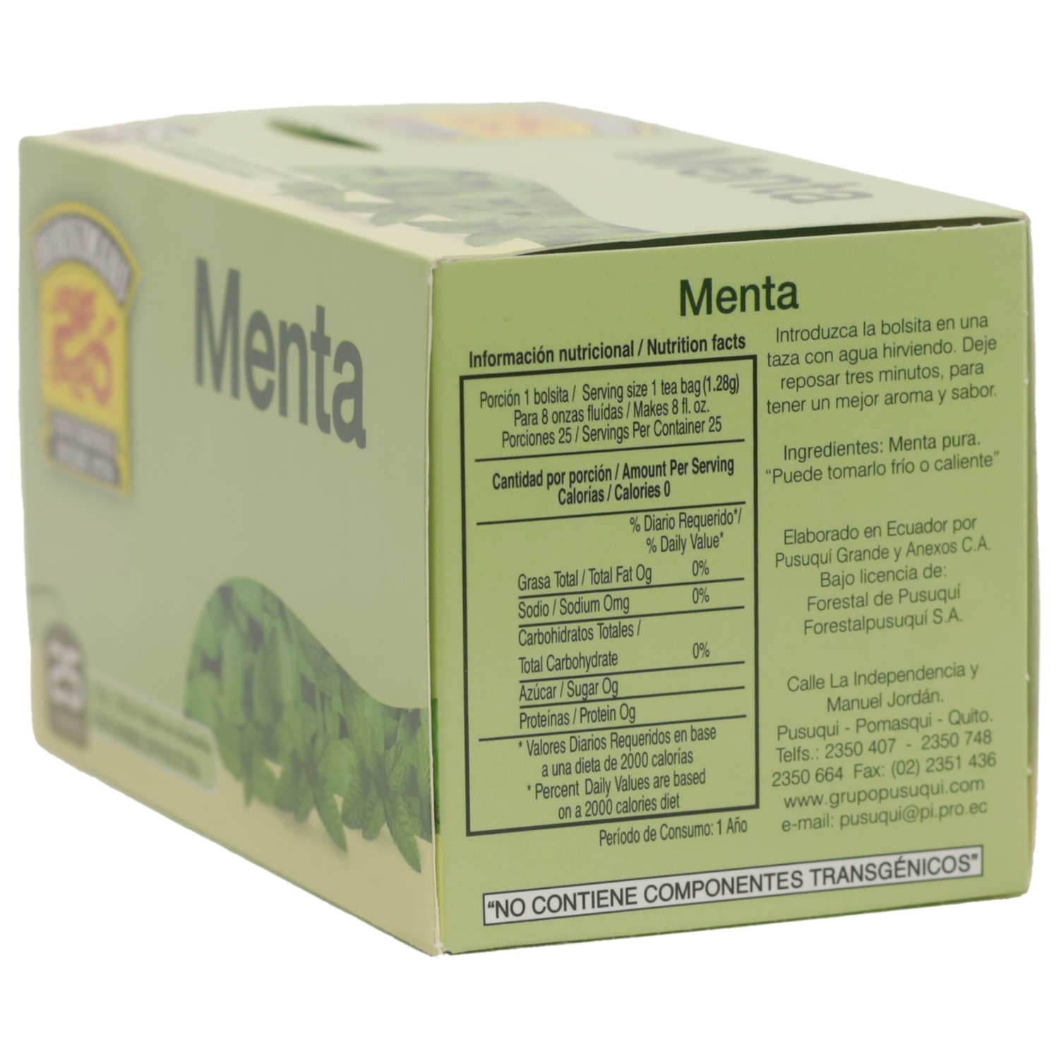 Infusión De Menta HORNIMANS 25 X 1.28 G