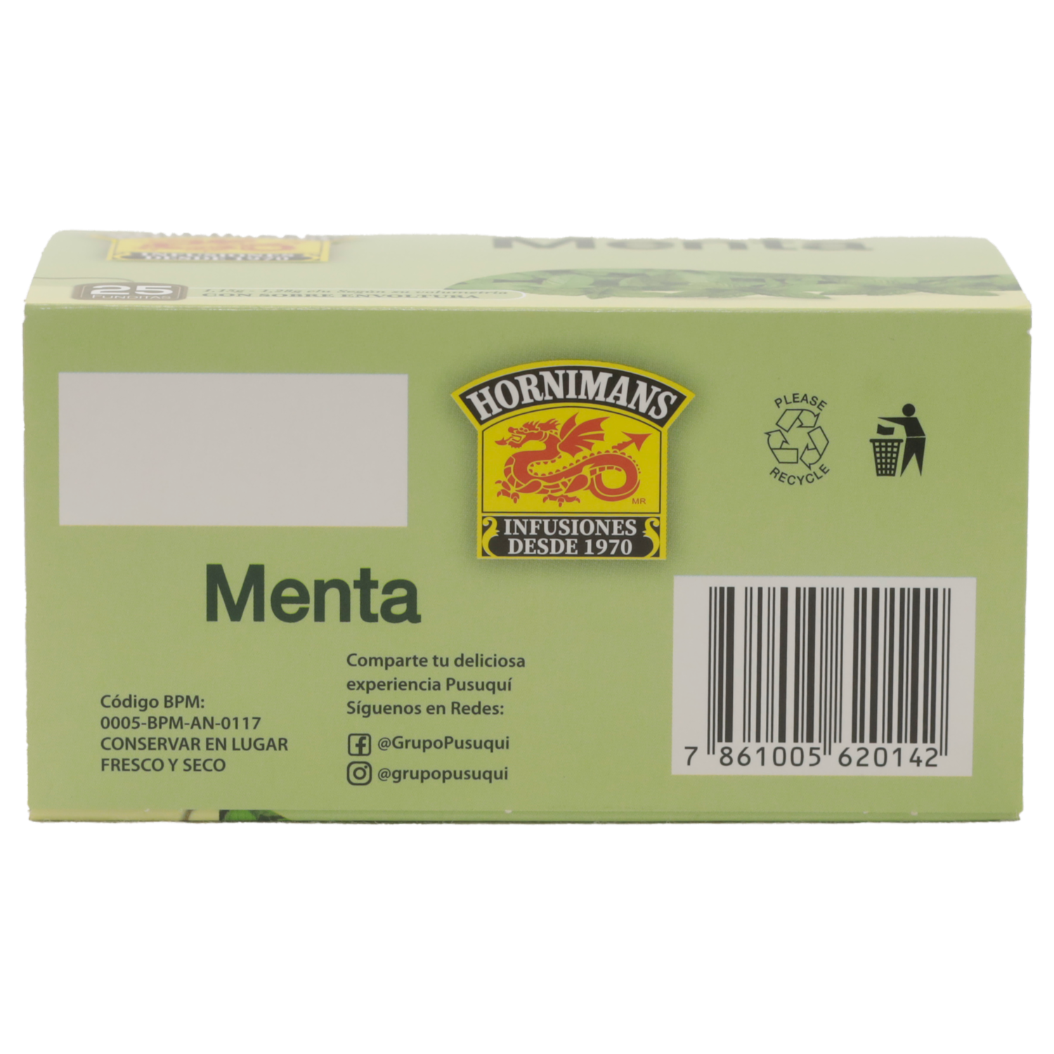 Infusión De Menta HORNIMANS 25 X 1.28 G