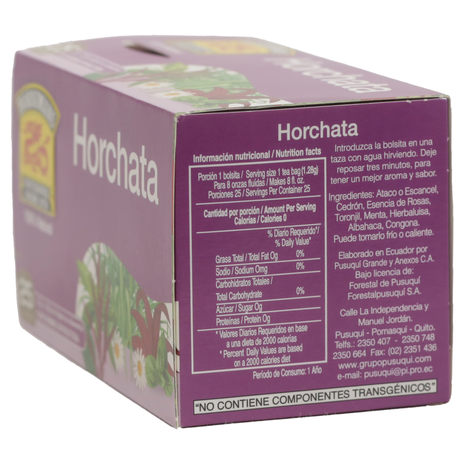 Infusión Horchata HORNIMANS 25 X 1.28 G