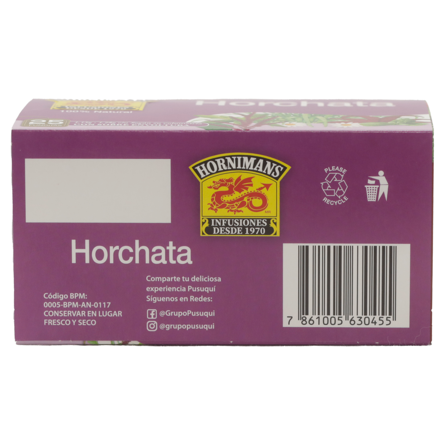 Infusión Horchata HORNIMANS 25 X 1.28 G
