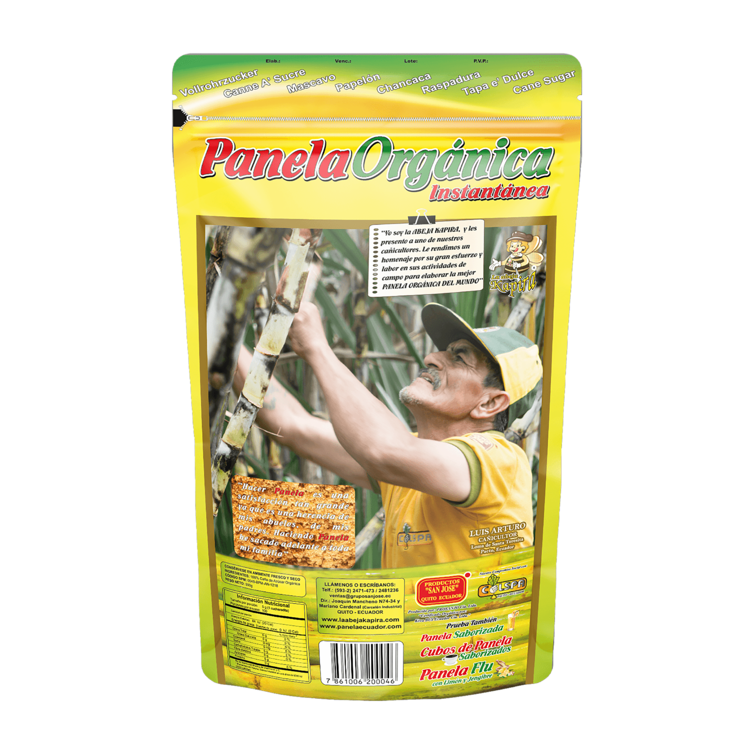 Panela Orgánica En Polvo KAPIRA 500 G