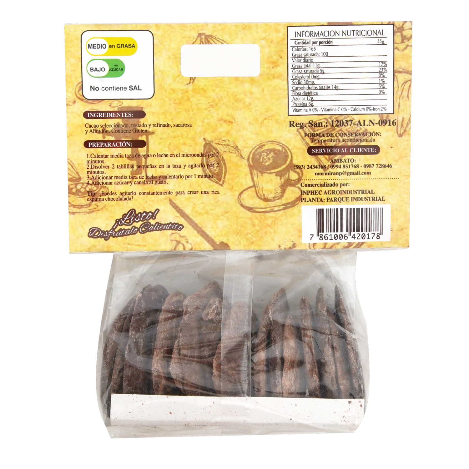 Chocolate Express EL AMBATEÑO 150 G