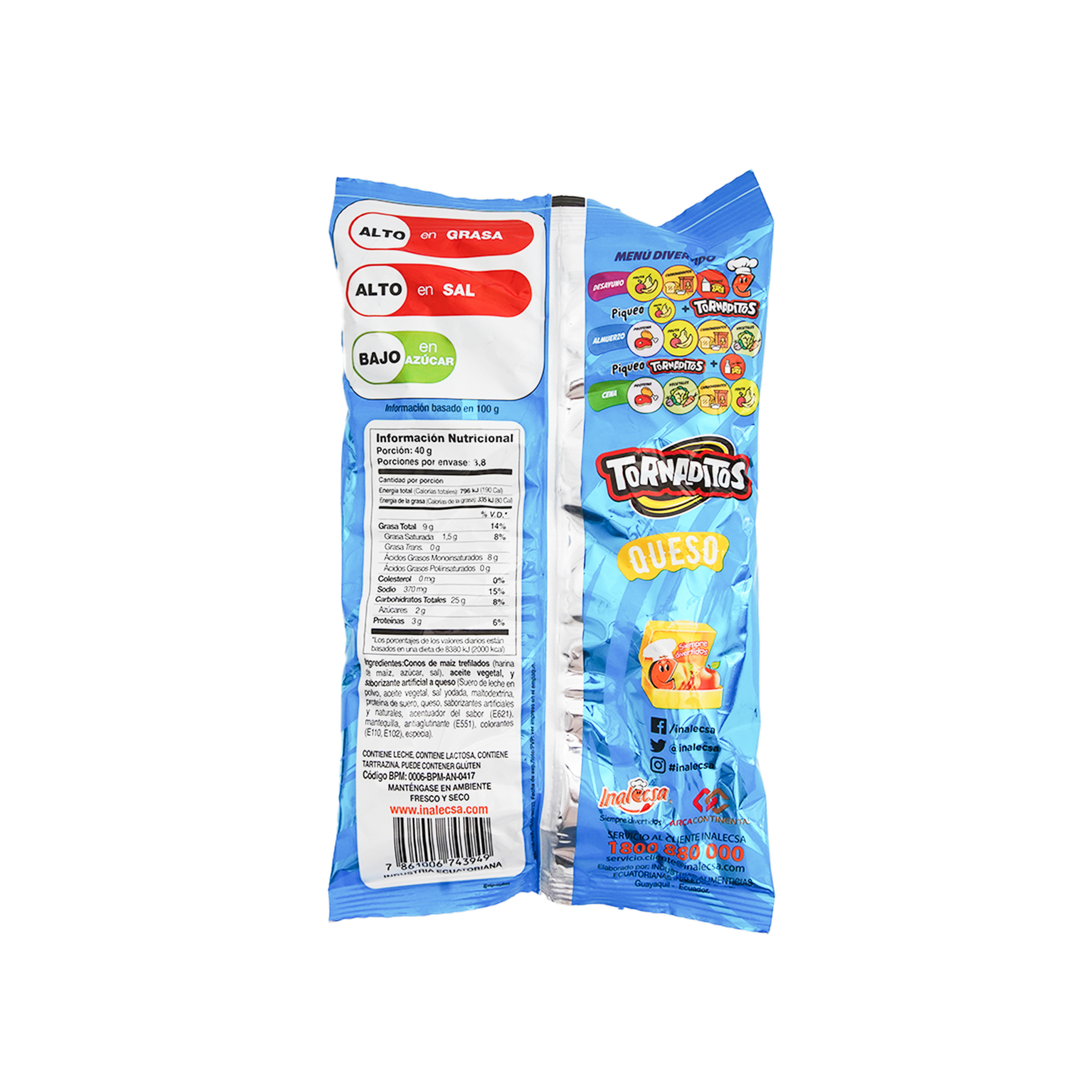 Bocaditos De Maíz Suaves TORNADITOS 150 G