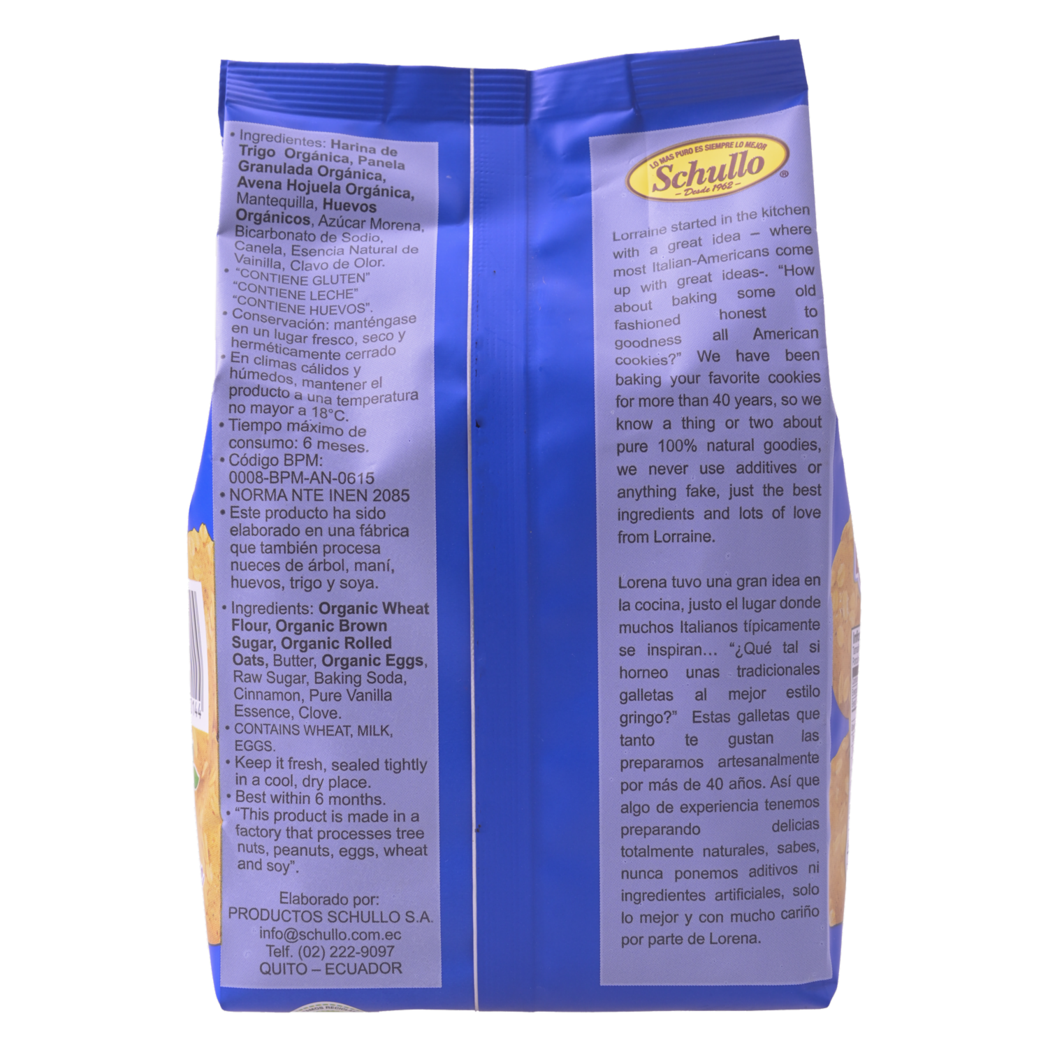 Galleta De Avena SCHULLO 220 G