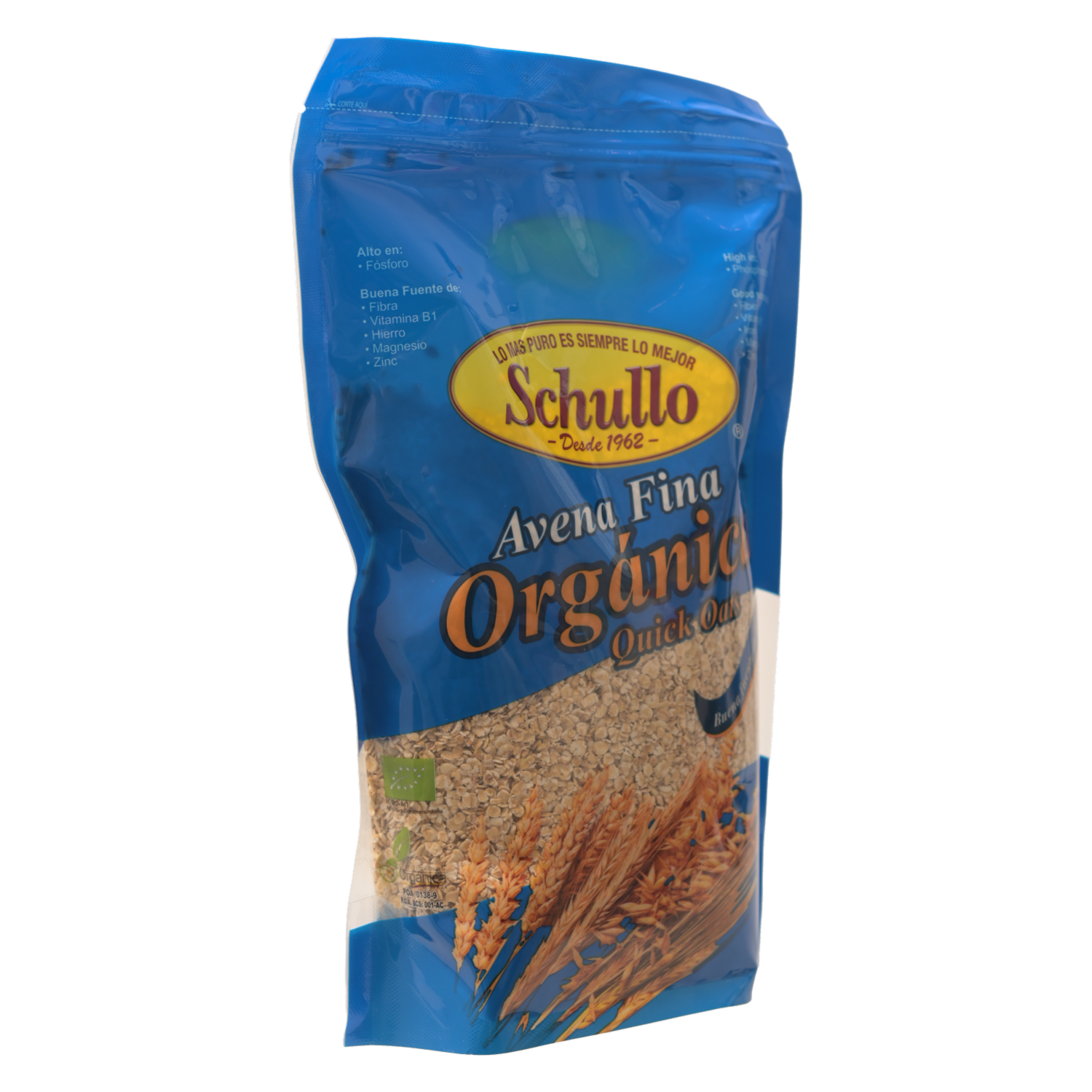 Avena En Hojuela Orgánica SCHULLO 650 G