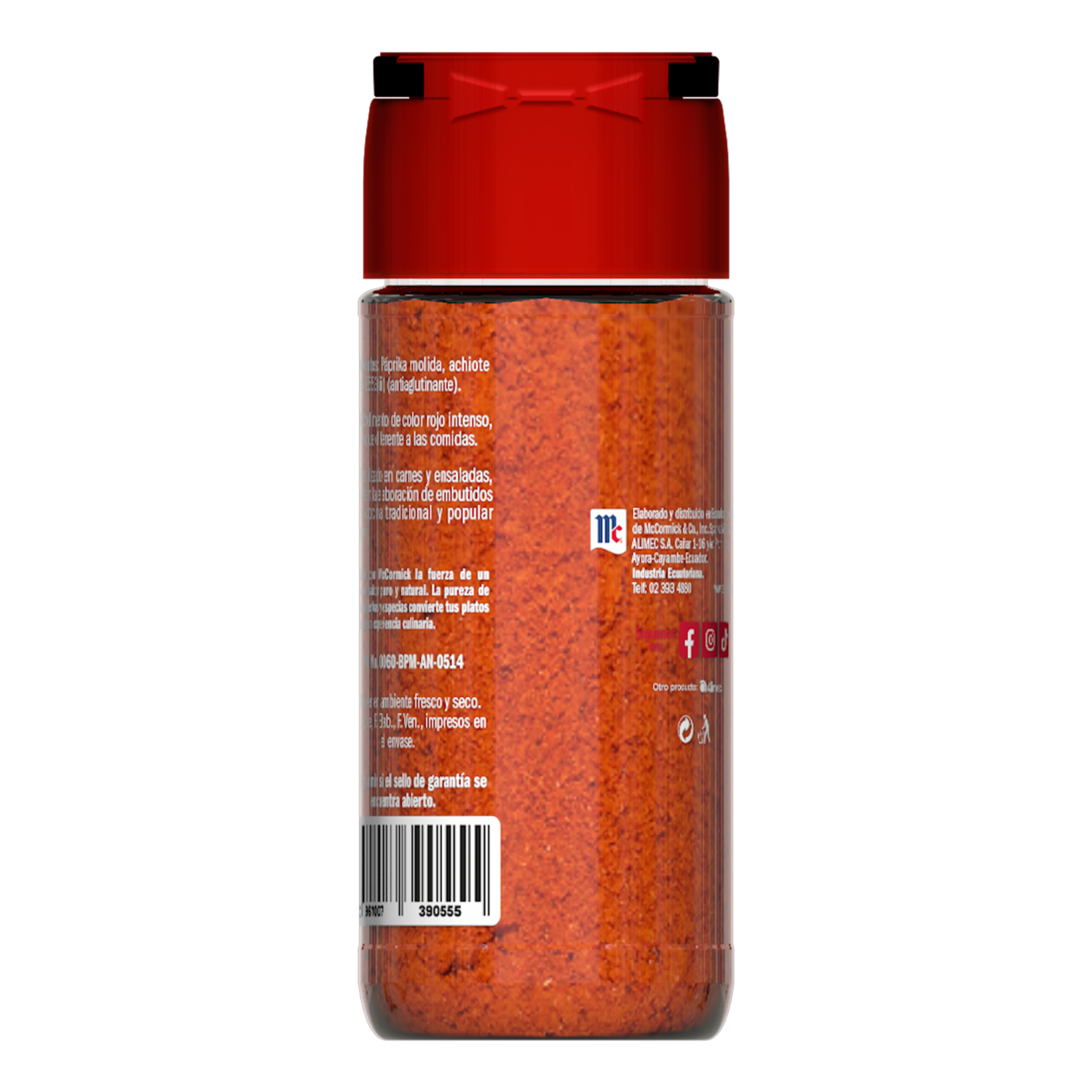 Pimentón Español Molido MCCORMICK 65 G