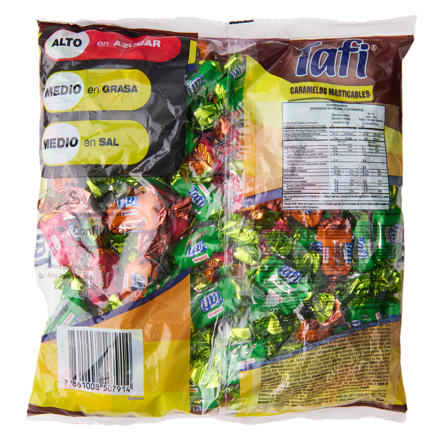 Caramelo Masticable Surtido TAFI 400 G