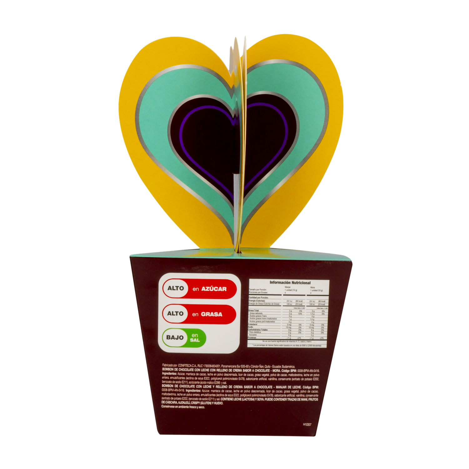 Chocolate Caja Diseño Feliz Dia AMERICAN 80 G
