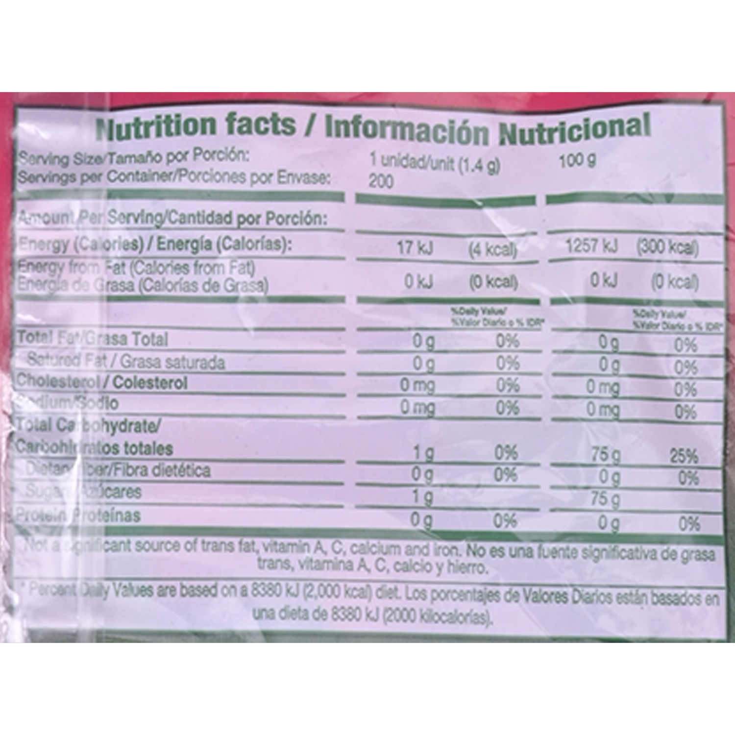 Chicle Sabor A Sandia Con Clorofila TUMIX 280 G
