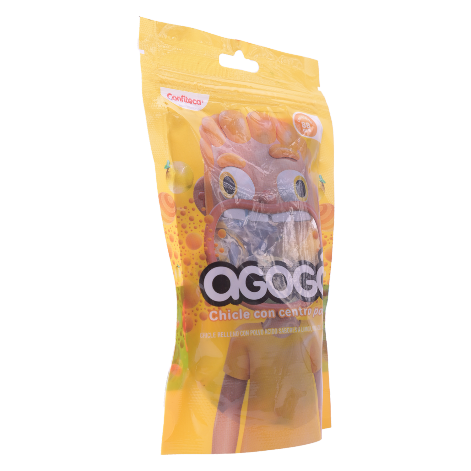 Chicle Con Centro De Polvo Ácido AGOGÓ 88 G