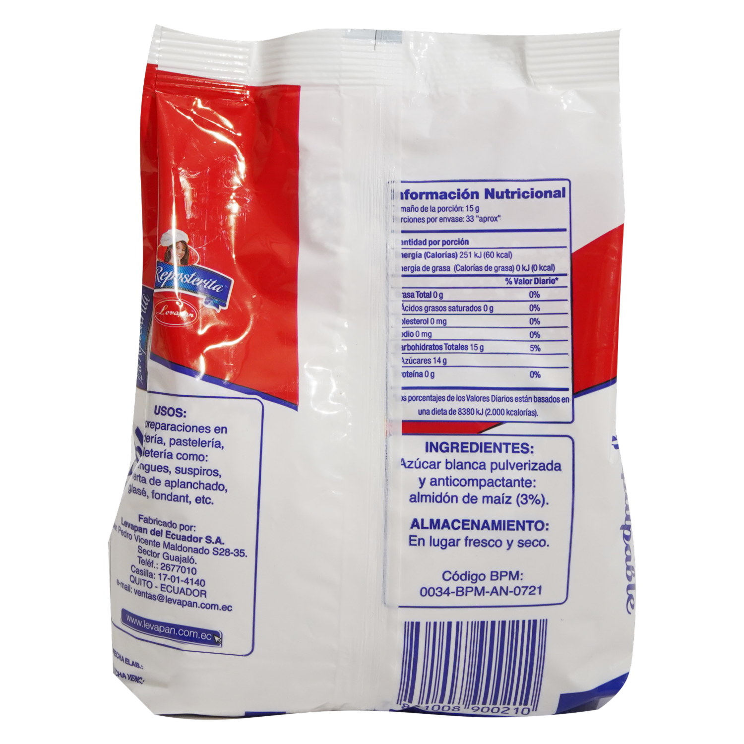 Azúcar Impalpable Micro Pulverizada LA RESPOSTERITA 500 G